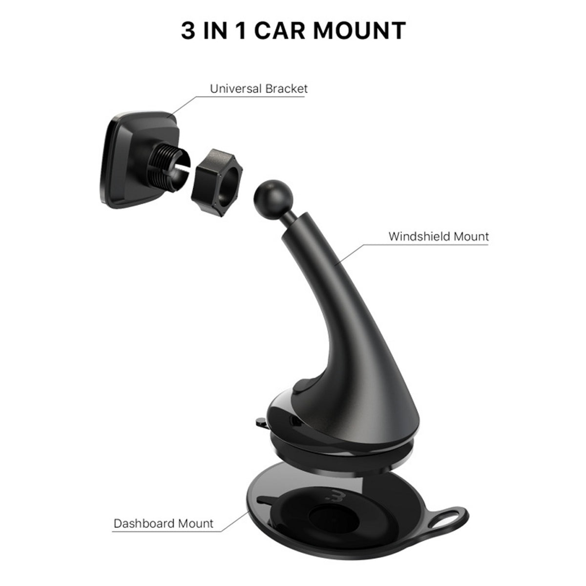 Universal Windshield Mount Home Fi