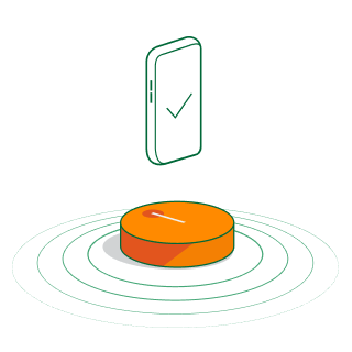 Simply connect  your devices.